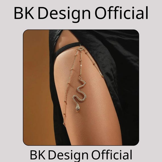 Elegant Thigh Chain Jewelry with Adjustable Straps – Comfortable and Durable Body Accessory