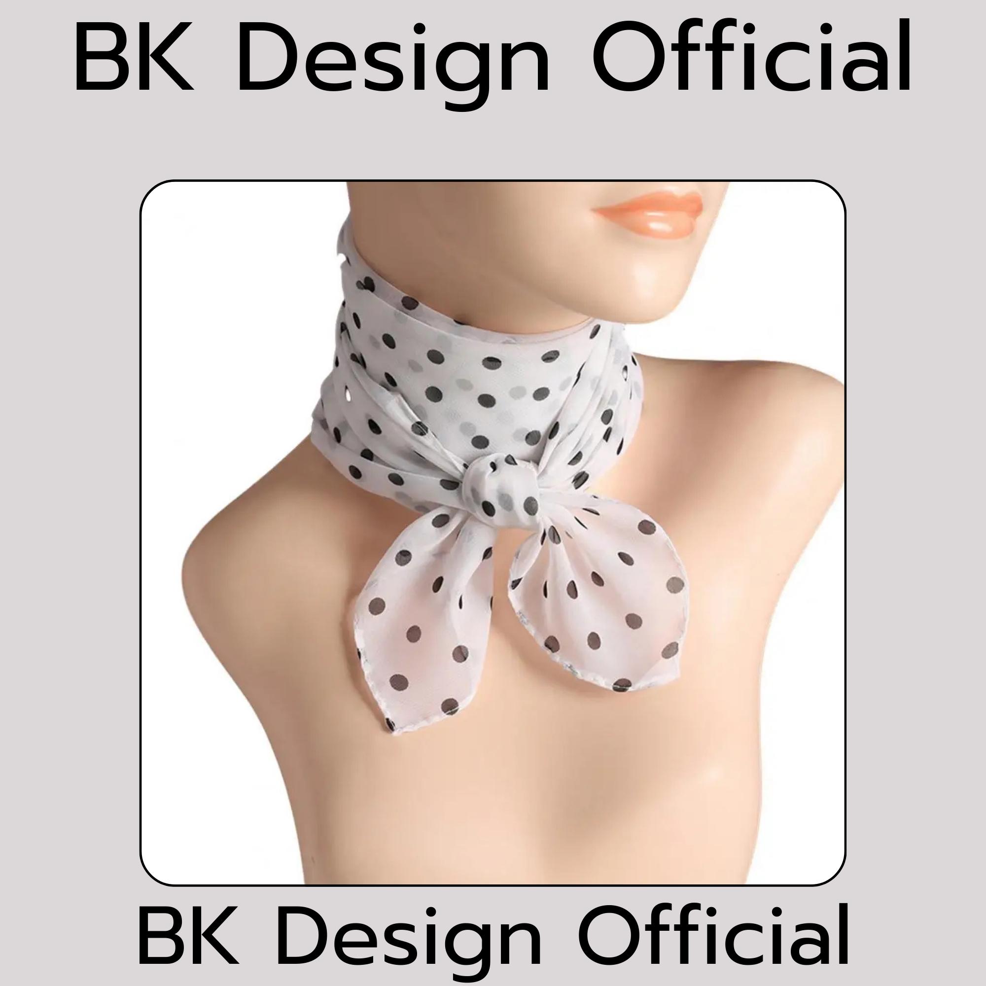 Black And White Polka Dot Scarf Polka Dot Long Skinny Scarf, Neck