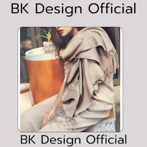 Wool Scarf for Women, Thickening Cashmere Winter Shawl, Fashionable Pashmina Scarves, Oversized Warm Winter Scarf for Cold Weather