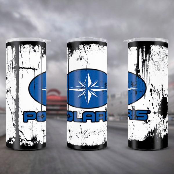 20oz Sublimation Tumbler Designs (Straight) Polaris Skinny Tumbler Wrap PNG, Polaris Tumbler Design | Digital Download