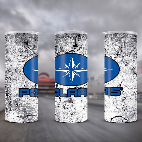 20oz Sublimation Tumbler Designs (Straight) Polaris Skinny Tumbler Wrap PNG, Polaris Tumbler Design | Digital Download