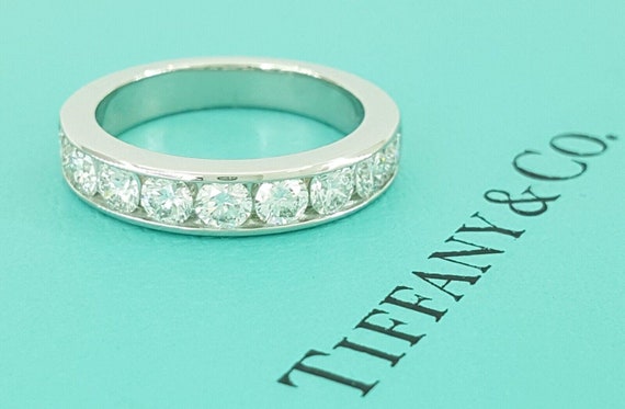 Tiffany & Co Half Circle Round Diamond Channel Pl… - image 8