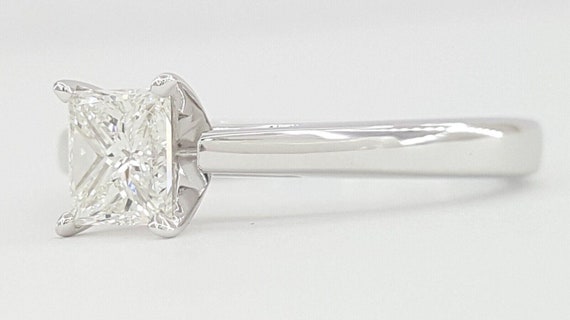 Rectangular Princess Diamond Solitaire Engagement… - image 5