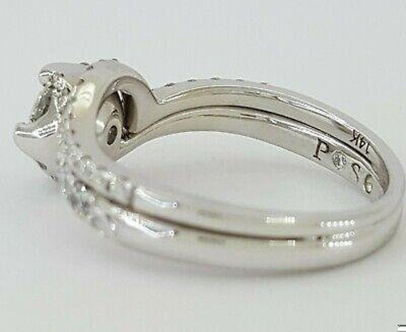 Round Cut Diamond Crossover Twisted Engagement Ri… - image 10