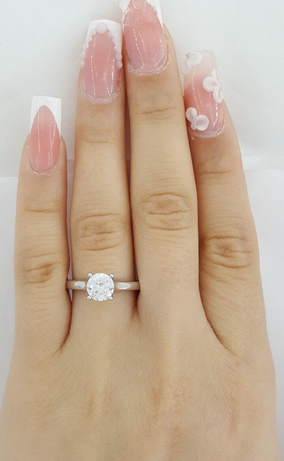 Ritani 1rz2828 Solitaire Semi-mount 18k White Gold Ritani 1rz2828 Solitaire Semi-mount 18k White Gold