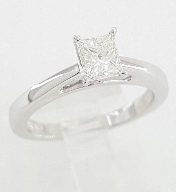 Rectangular Princess Diamond Solitaire Engagement… - image 3