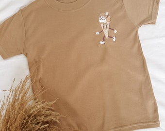 Ice cream summer Shirt Retro Toddler gift, Cute Kids T-shirt, Gift for, Baby kids gift, Gender neutral clothing, Boy Girl, cotton