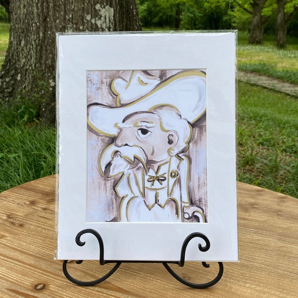 Colonel Rebel Gold Foil 5x7 Matted Print