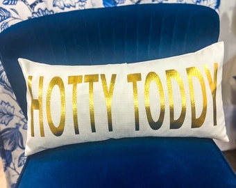 Gold Foil Hotty Toddy Pillow