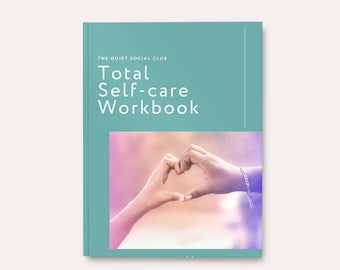 The Total Self-Care Workbook, Self-care Workbook, Positive Affirmations, Therapy Journal, Therapy Worksheets, Mental Health Planner