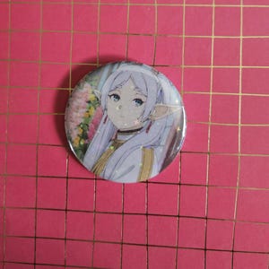 Frieren Holographic Pin/ Button 2.25 in