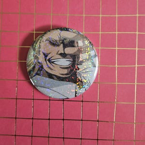 All Might (My Hero Academia) Holographic Pin/ Button 2.25 in