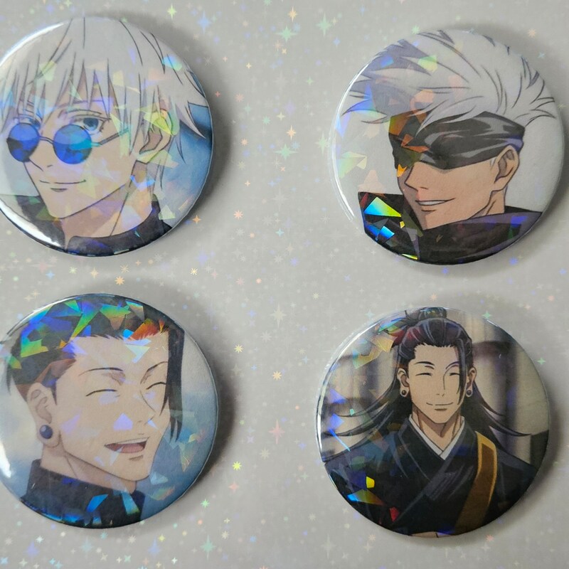 Jujutsu Kaisen Buttons - Etsy