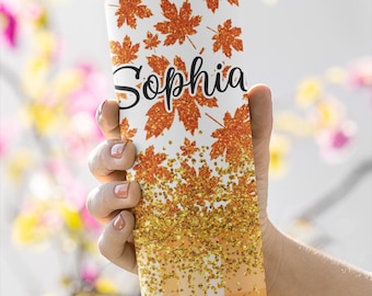 Personalized Fall Stainless Steel Tumbler: 20oz Custom Travel Mug