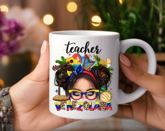 Regalo Para Maestras Taza Personalizada Taza para Venezolanos Taza chistosa Regalo de San Valentin Regalo para Mujer Regalo Economico