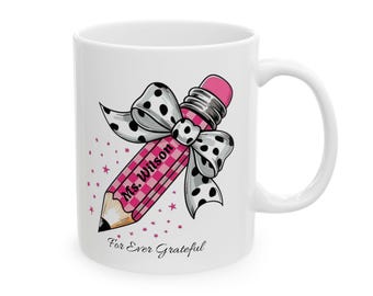 Personalized Teacher Mug: Custom Appreciation Gift