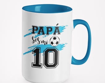 Personalized Soccer Dad Mug: Sports Fan Coffee Cup