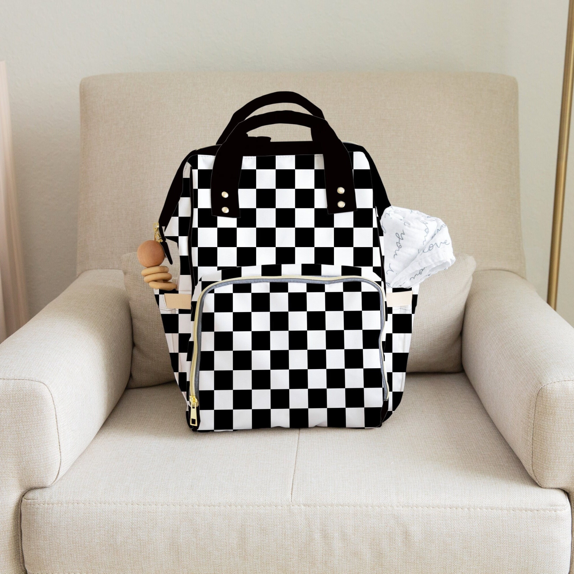 Checkered Flag Bag Etsy UK