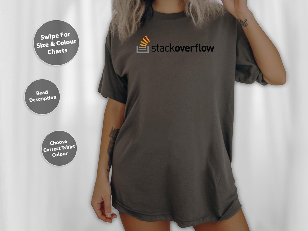 Stack Overflow Software Programming, Computer Science V.1 T-shirt ...