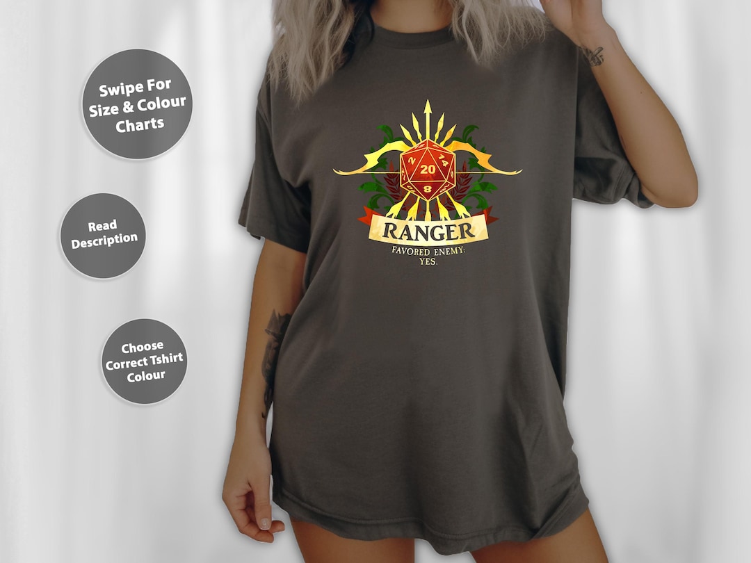 CottonCloud Dé Ranger T-Shirt Femme Dungeon Tabletop Dragons d20