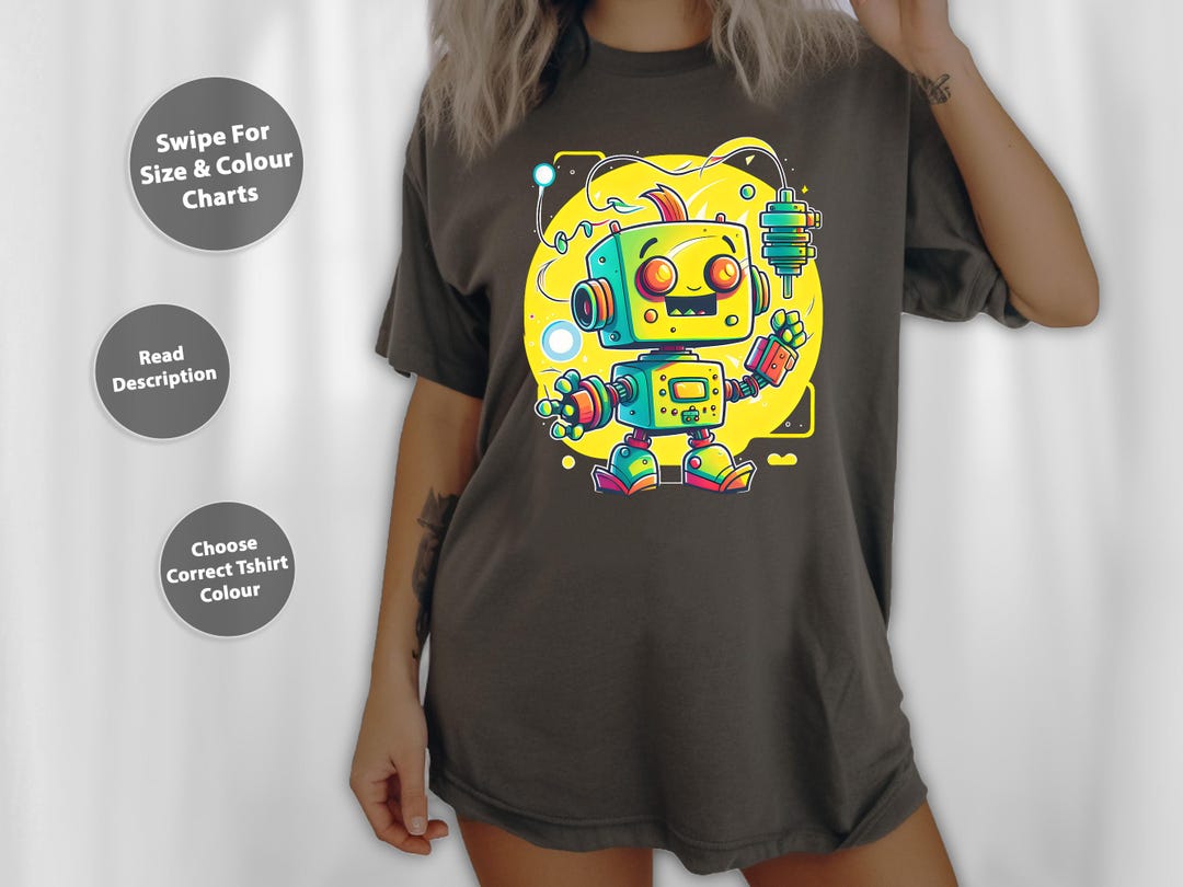 Robot Robotics Science Coding Robots Kids Toddler Boys Girls T-shirt ...