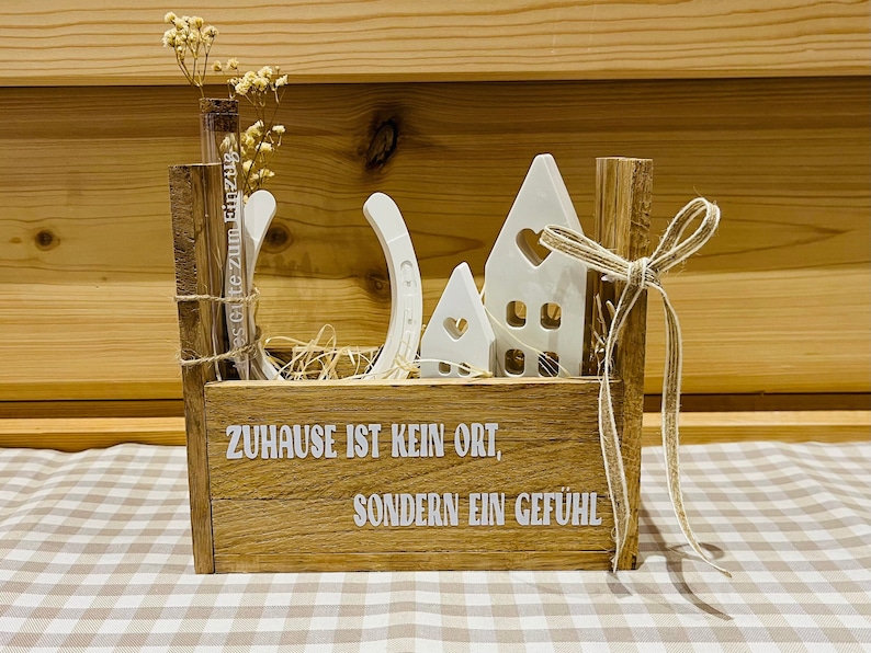 Geschenk zum Einzug, Geldgeschenk, kleine Aufmerksamkeit, Einzugsgeschenk Bild 1