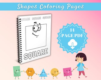 Shapes Coloring Pages | 14 Fun Pages for Preschoolers | Early Learning