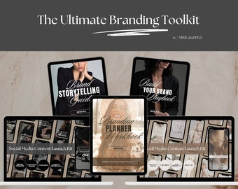 Ultimate Branding Toolkit: Brand Guides, Planner, Launch Kits (PLR+MRR)