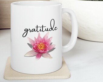 Gratitude Mug | Motivational Mug | Coffee Mug | Choose Gratitude | Inspirational Mug | Encouragement Mug | Mindful Mug