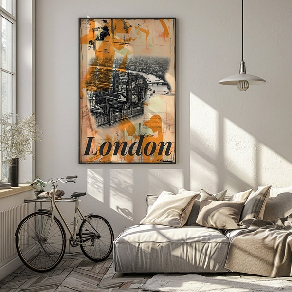 Steely Elegance: Handcrafted London Industrial Wall Decor