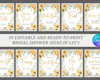 She Found Her Honey Bridal Shower Custom Sign Template, Bee Theme Bridal Shower Decor, Honey Bee Bridal Shower Table Sign, Bride to Bee Sign