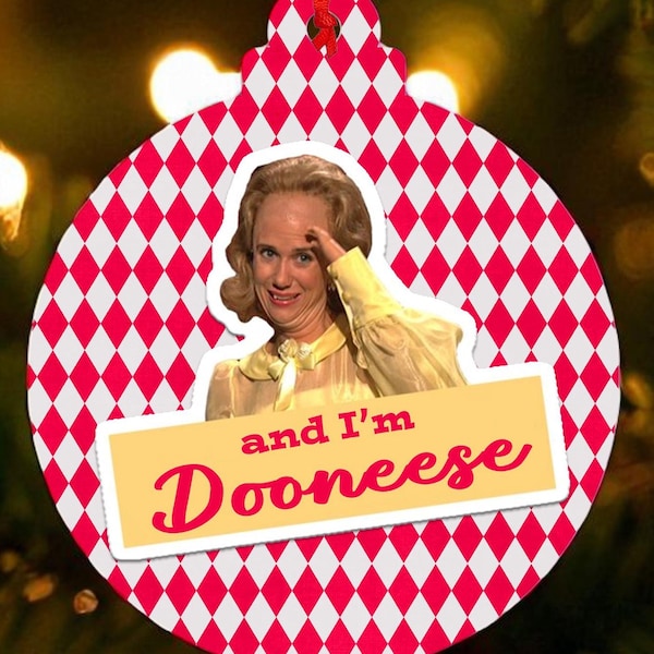 SNL Dooneese Ceramic Christmas Ornament