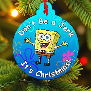 Spongebob Squarepants Ceramic Christmas Ornament