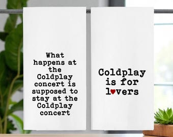 Paños de cocina Coldplay - ¡Juego de 2!