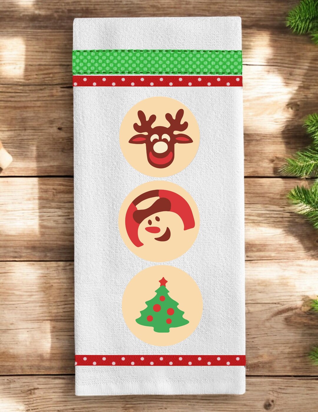 クリスマスリースをイメージしたディアマンクッキー, image size:1080x1398