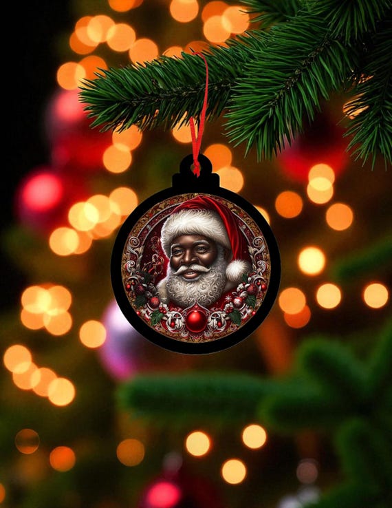 Schwarze Weihnachtskeramik Weihnachtsverzierung