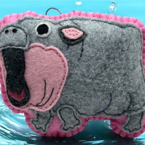 Moo Deng Pygmy Hippo Ornament