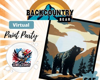 Full Kit or Instant Access: Backcountry Bear Virtual Paint Party