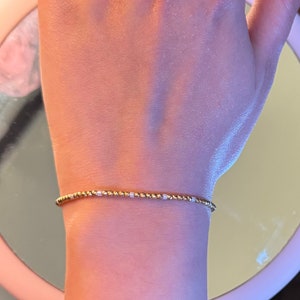 18k italian solid gold bracelet