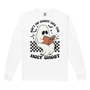 Holy Ghost Comfort Colors Long Sleeve Shirt | Christian Graphic Tee | Retro Faith Shirt | Unisex Spiritual Graphic Tee | Christian Apparel