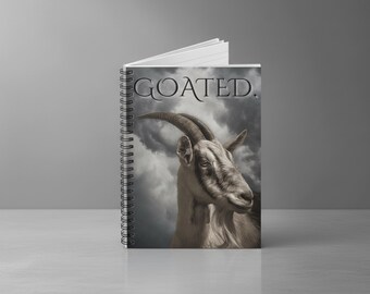 Spiralblock mit Ziegenmotiv - Liniert Line