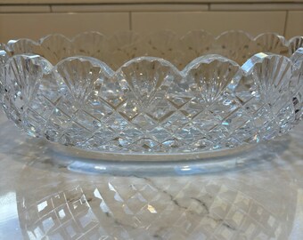 Waterford Crystal MASTER CUTTER Herzstück Ovale Schale 11" Irland