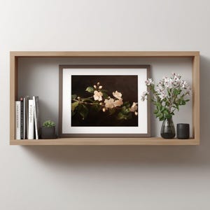 Printable Jasmine Wall Art | White Flower Still Life Painting | Floral ...