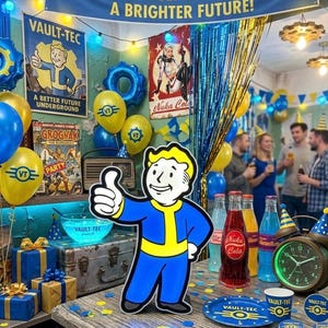Fallout Inspired Vault Boy LED Sign