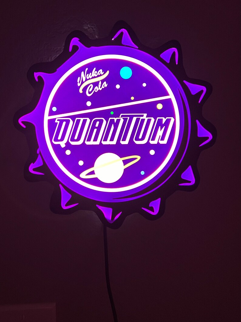 Fallout Nuka Cola Quantum LED Sign - Etsy