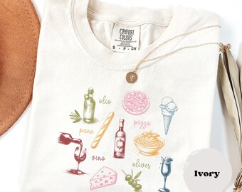 La Dolce Vita Shirt, Comfort Colors®, Italian Summer Girl, Amalfi Coast Summer, Trendy Shirt, Retro Italy Women Shirt, Ciao Italia Shirt