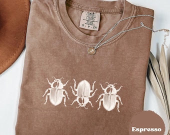 Comfort Colors® Retro Bugs Tattoo, 90s Old School, Y2k Vintage Graphic, Unisex Bug Gothic Tee, Insect Shirt, Oversize Tshirt, Gift For Him