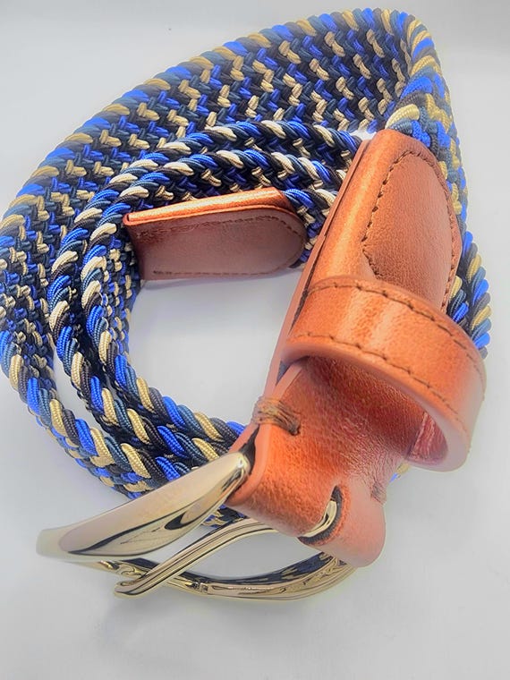 Multicolored Stretch Performance Belt - Blue Ridge - Etsy Israel display picture 3