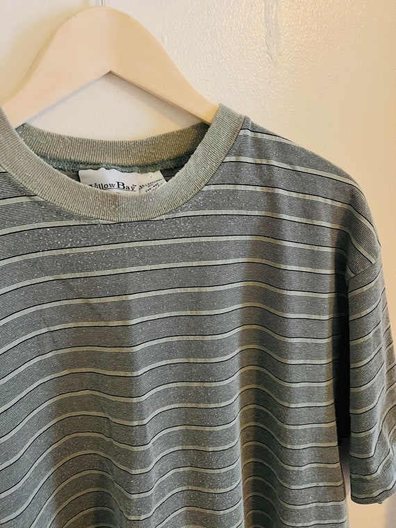 Willow Bay Y2K 90's Striped Skater T-Shirt, Size … - image 2