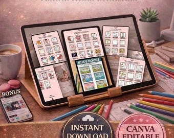 Printable Activity Book for Kids |  Instant Download PDF | Home /Classroom Use